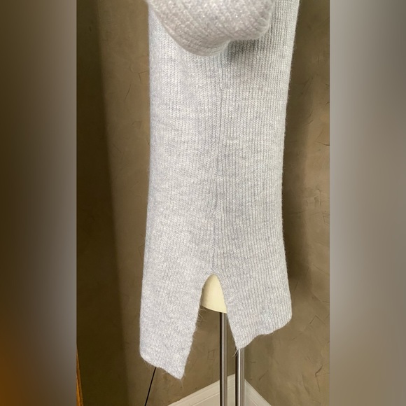 Liz Claiborne scarf knit Pointelle sweater tunic dress women’s size - Picture 6 of 14